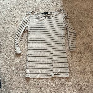 Beige stripe top